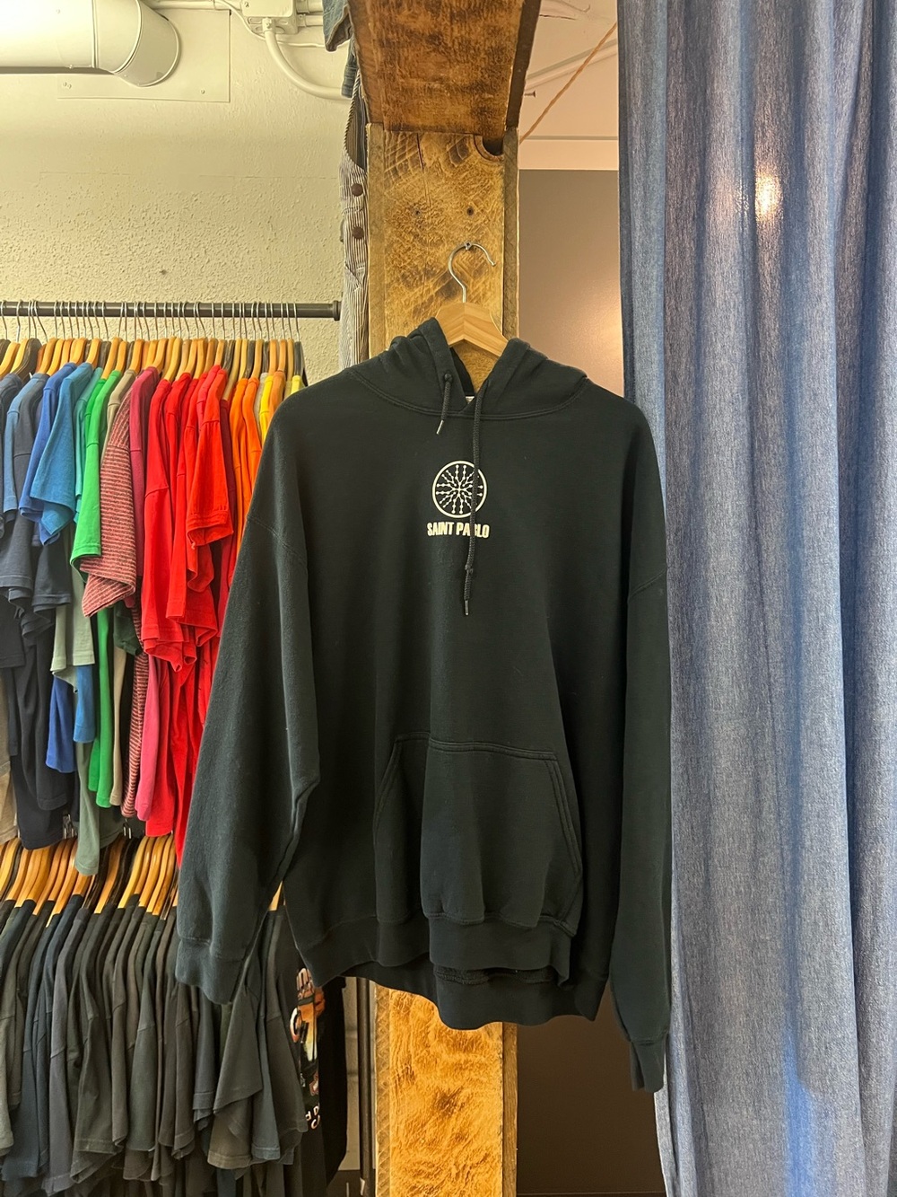 Saint Pablo Black Graphic Hoodie